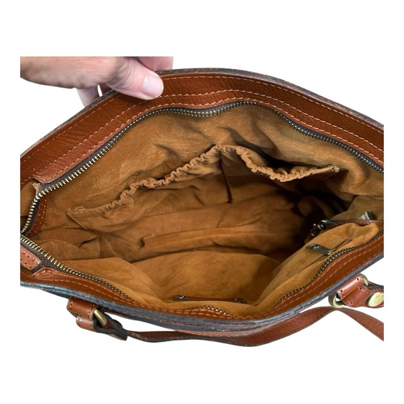 Patricia Nash Limited Edition Poppy Tote Palm Leaves - Picture 9 of 17